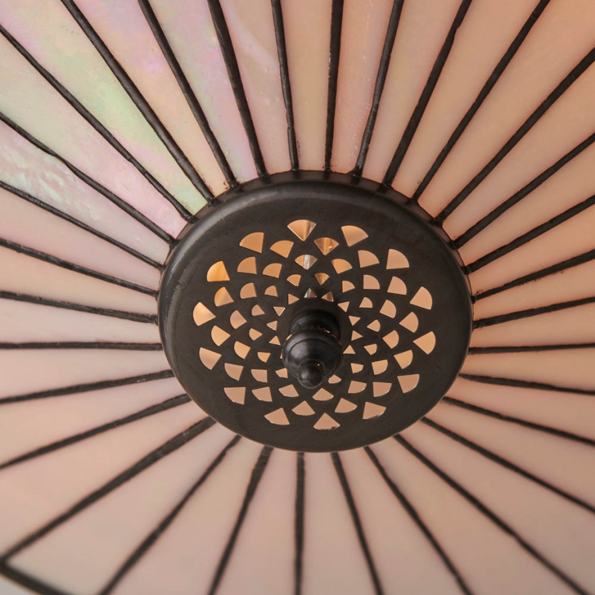 Endon 64145 - Stropní svítidlo Tiffany FARGO 2xE27/60W/230V pr. 41,5 cm