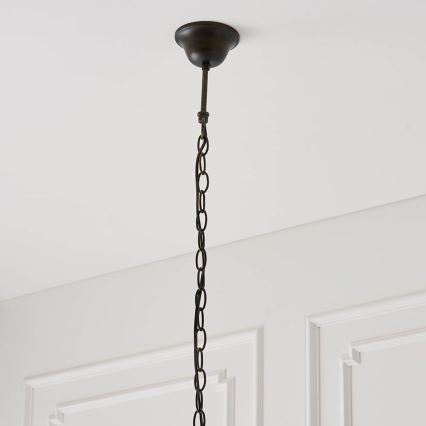 Endon 64162 - Lustr na řetězu HECTOR 1xE27/60W/230V pr. 40 cm