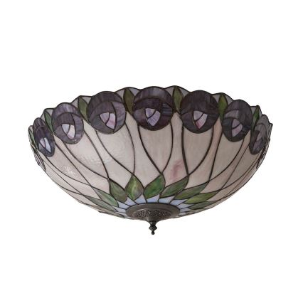 Endon 64173 - Stropní svítidlo HUTCHINSON 2xE27/60W/230V pr. 50 cm