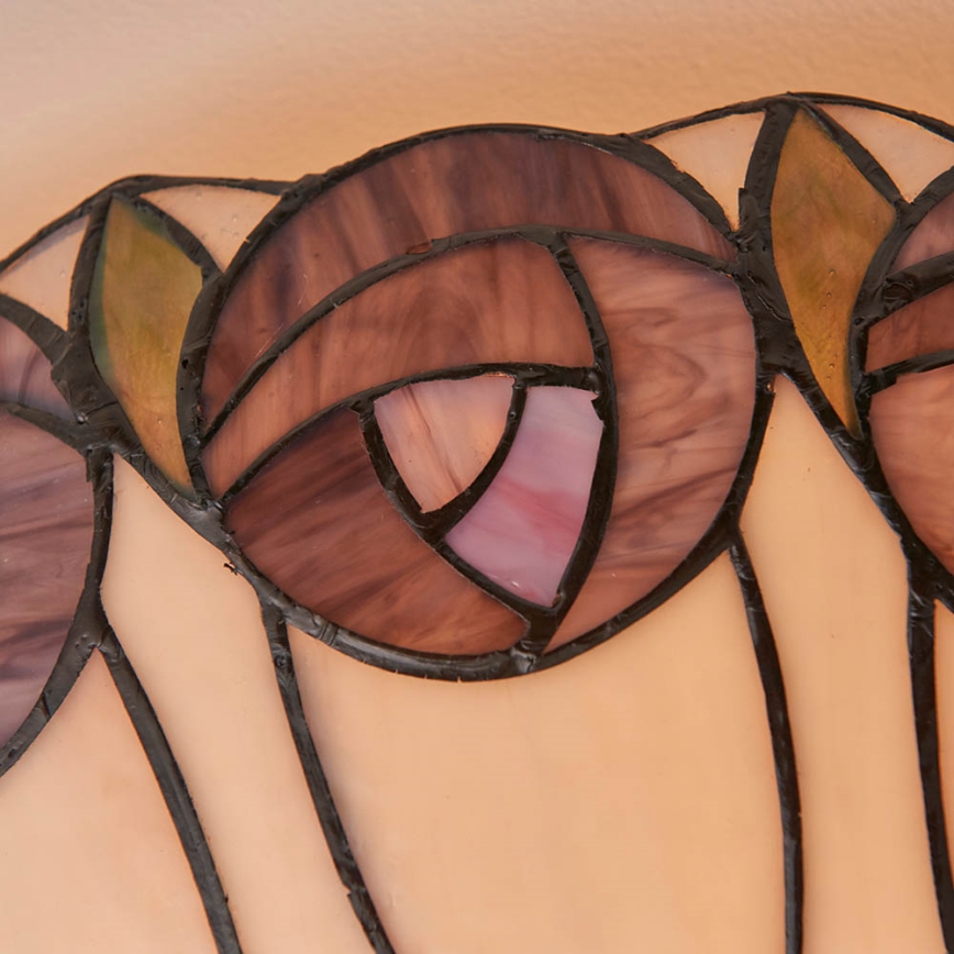 Endon 64173 - Stropní svítidlo Tiffany HUTCHINSON 2xE27/60W/230V pr. 50 cm