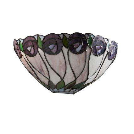 Endon 64178 - Nástěnné svítidlo Tiffany HUTCHINSON 1xE14/40W/230V