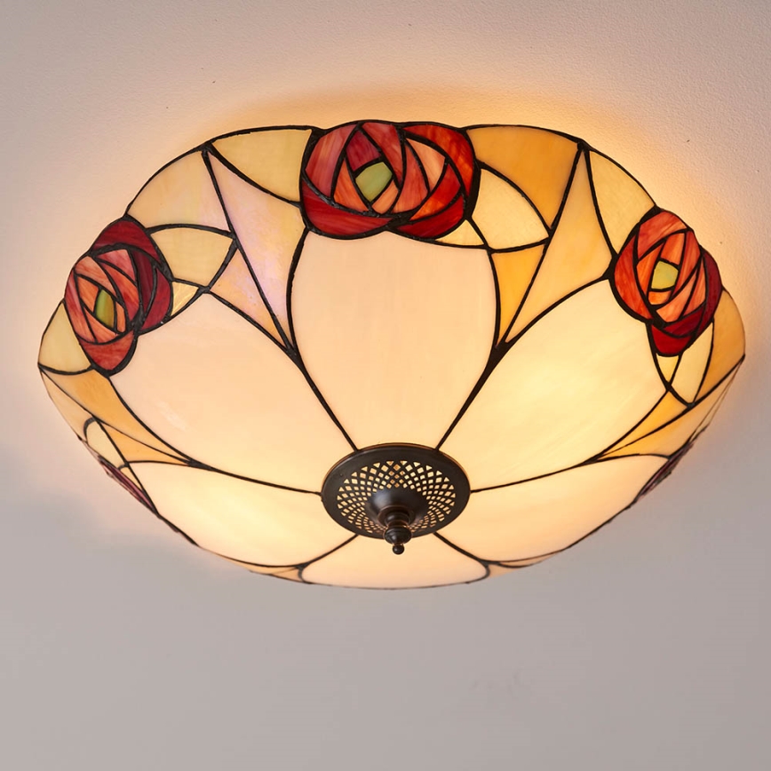 Endon 64182 - Stropní svítidlo INGRAM 2xE27/60W/230V pr. 45 cm