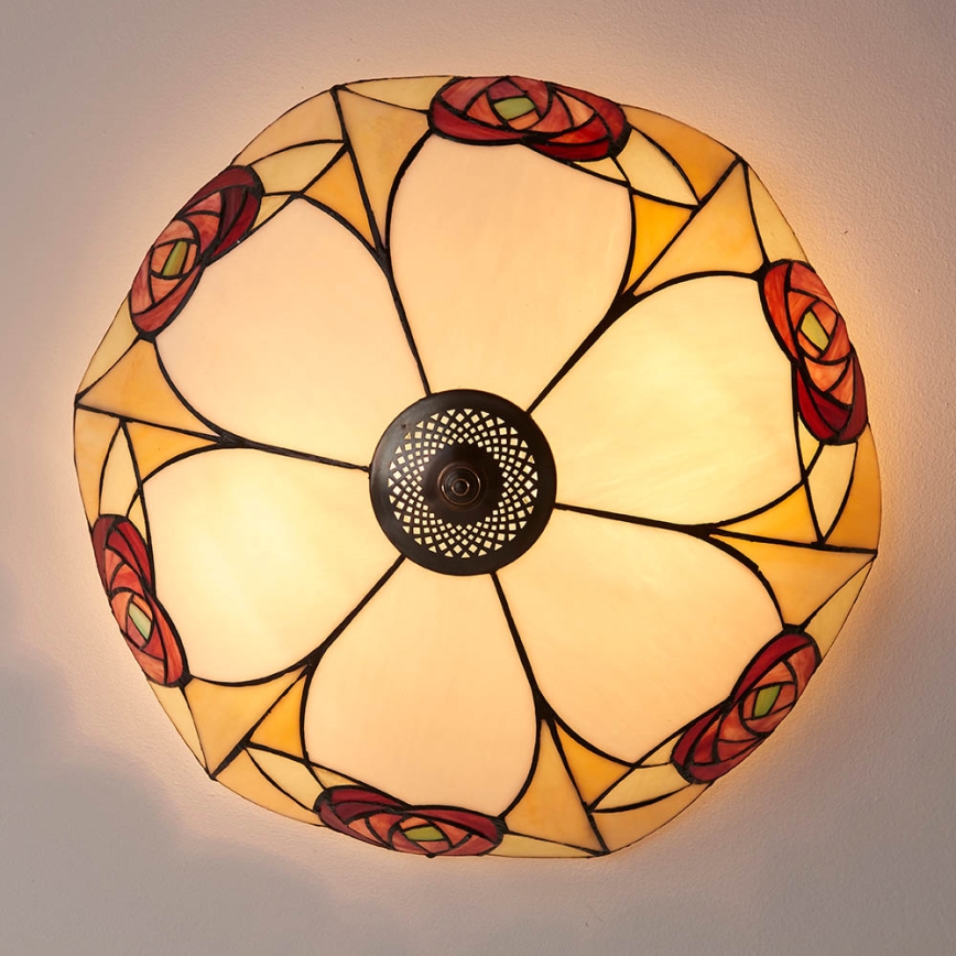 Endon 64182 - Stropní svítidlo INGRAM 2xE27/60W/230V pr. 45 cm