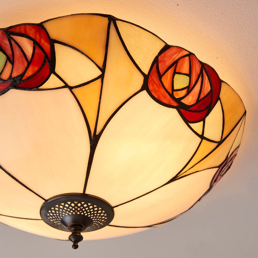 Endon 64182 - Stropní svítidlo INGRAM 2xE27/60W/230V pr. 45 cm
