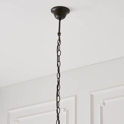Endon 64194 - Lustr na řetězu Tiffany JAMELIA 3xE27/60W/230V pr. 50 cm