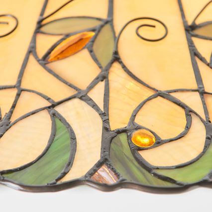 Endon 64194 - Lustr na řetězu Tiffany JAMELIA 3xE27/60W/230V pr. 50 cm