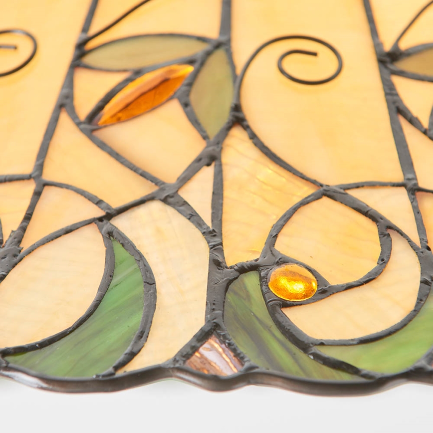 Endon 64194 - Lustr na řetězu Tiffany JAMELIA 3xE27/60W/230V pr. 50 cm