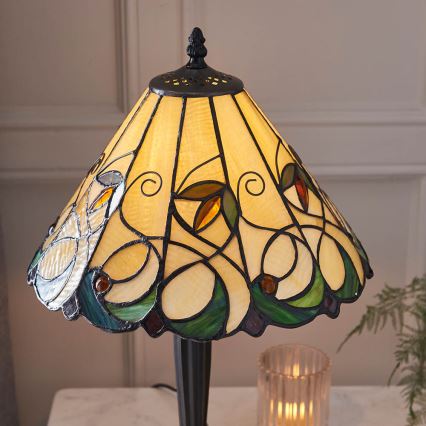 Endon 64195 - Stolní lampa JAMELIA 1xE27/60W/230V pr. 31 cm