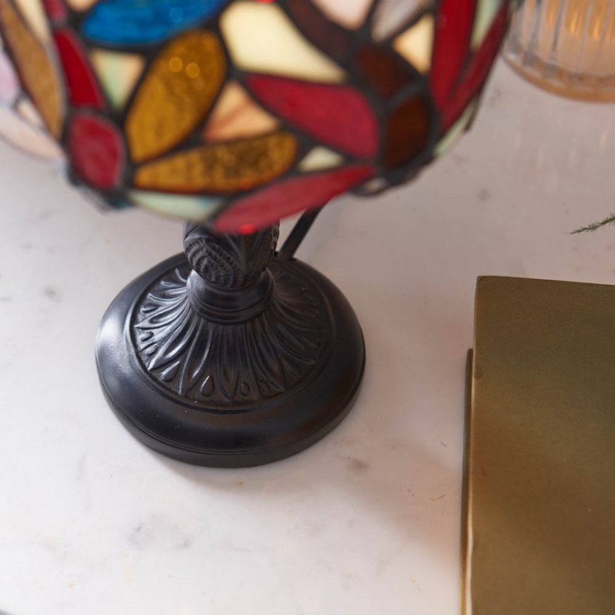 Endon 64246 - Stolní lampa Tiffany LORETTE 1xE14/40W/230V pr. 15 cm