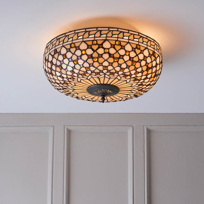 Endon 64276 - Stropní svítidlo MILLE FEUX 2xE27/60W/230V pr. 45 cm