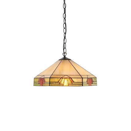 Endon 64285 - Lustr na řetězu NEVADA 1xE27/60W/230V pr. 35 cm