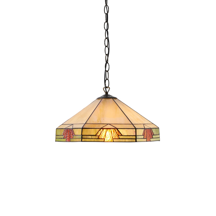 Endon 64285 - Lustr na řetězu NEVADA 1xE27/60W/230V pr. 35 cm