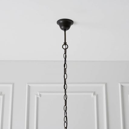 Endon 64285 - Lustr na řetězu NEVADA 1xE27/60W/230V pr. 35 cm