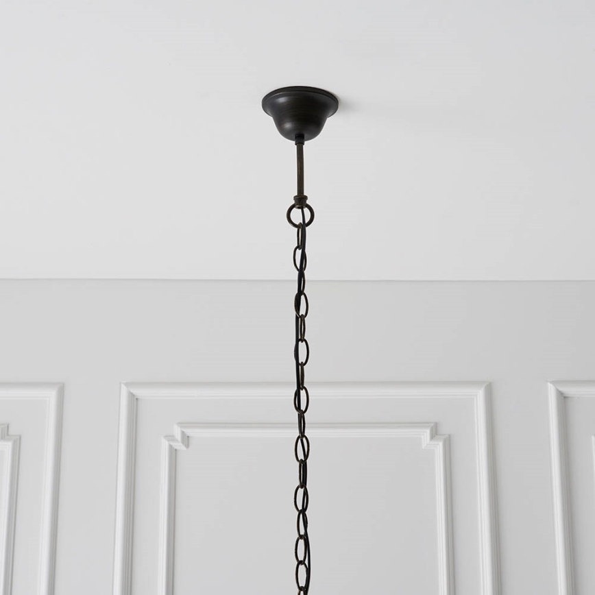 Endon 64285 - Lustr na řetězu NEVADA 1xE27/60W/230V pr. 35 cm