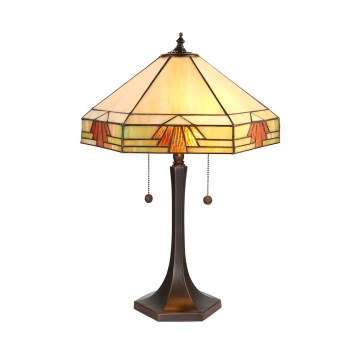 Endon 64286 - Stolní lampa NEVADA 2xE27/60W/230V pr. 40 cm