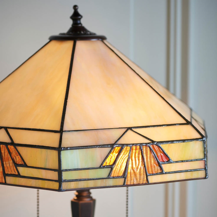 Endon 64286 - Stolní lampa NEVADA 2xE27/60W/230V pr. 40 cm