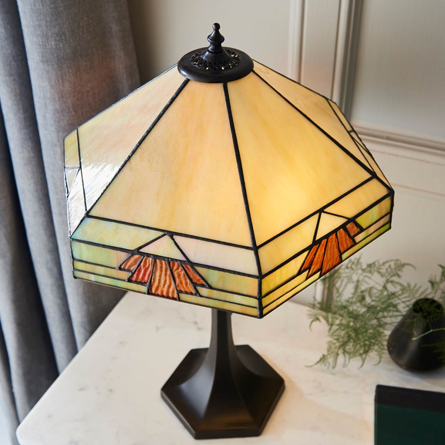 Endon 64286 - Stolní lampa NEVADA 2xE27/60W/230V pr. 40 cm