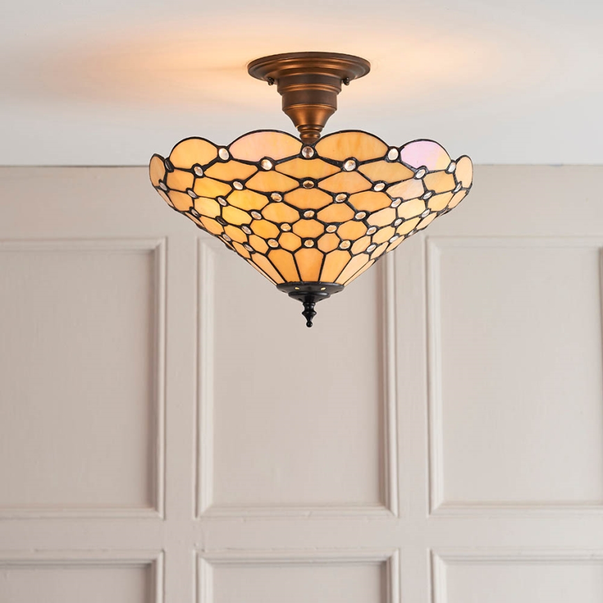 Endon 64300 - Přisazený lustr PEARL 3xE27/60W/230V pr. 37 cm