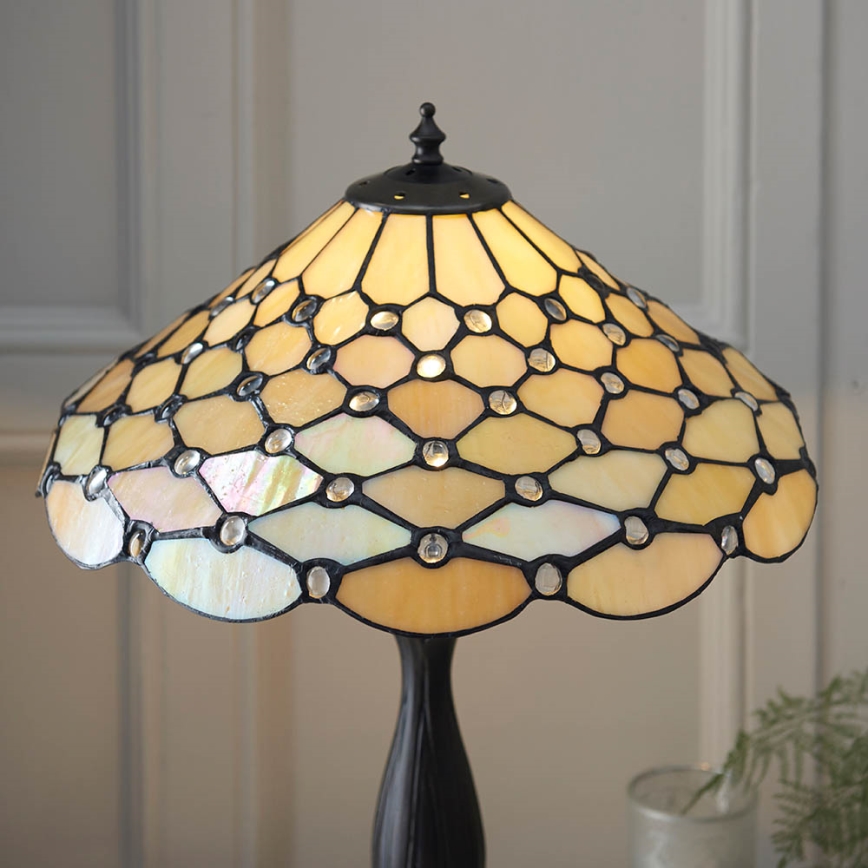 Endon 64301 - Stolní lampa PEARL 1xE27/60W/230V pr. 37 cm