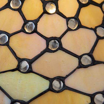 Endon 64301 - Stolní lampa Tiffany PEARL 1xE27/60W/230V pr. 37 cm