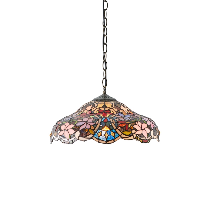 Endon 64325 - Lustr na řetězu SULLIVAN 1xE27/60W/230V pr. 40 cm