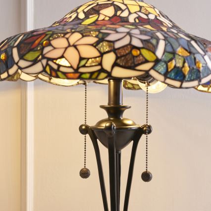 Endon 64326 - Stolní lampa SULLIVAN 2xE27/60W/230V pr. 40 cm