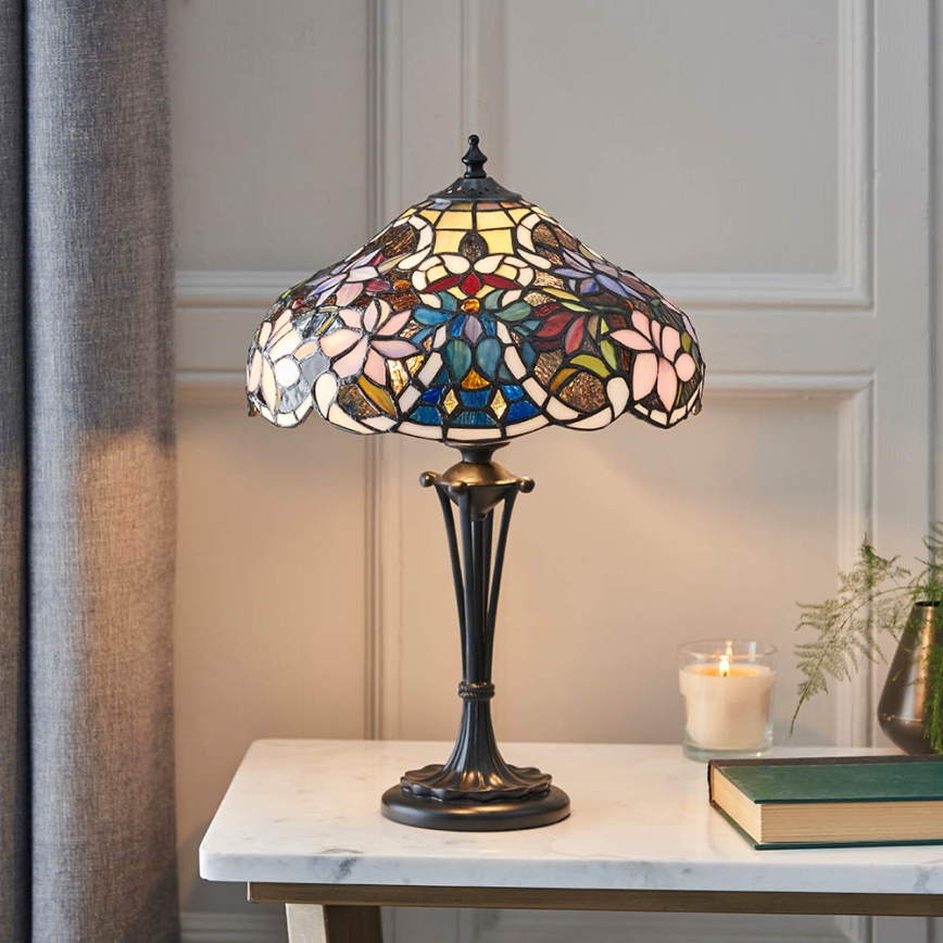 Endon 64327 - Stolní lampa SULLIVAN 2xE14/40W/230V pr. 30 cm