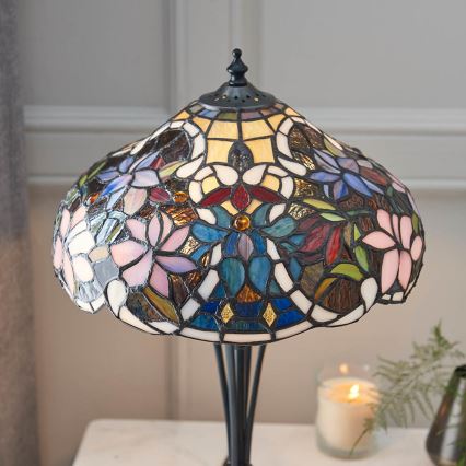 Endon 64327 - Stolní lampa SULLIVAN 2xE14/40W/230V pr. 30 cm