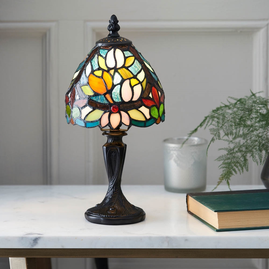 Endon 64331 - Stolní lampa SYLVETTE 1xE14/40W/230V pr. 15 cm