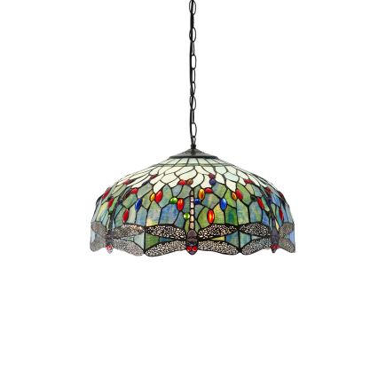 Endon 66148 - Lustr na řetězu DRAGONFLY 3xE27/60W/230V pr. 50 cm