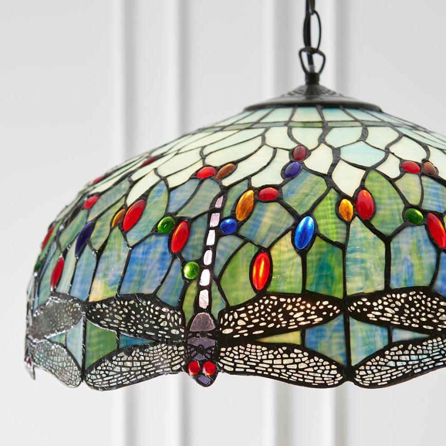 Endon 66148 - Lustr na řetězu DRAGONFLY 3xE27/60W/230V pr. 50 cm