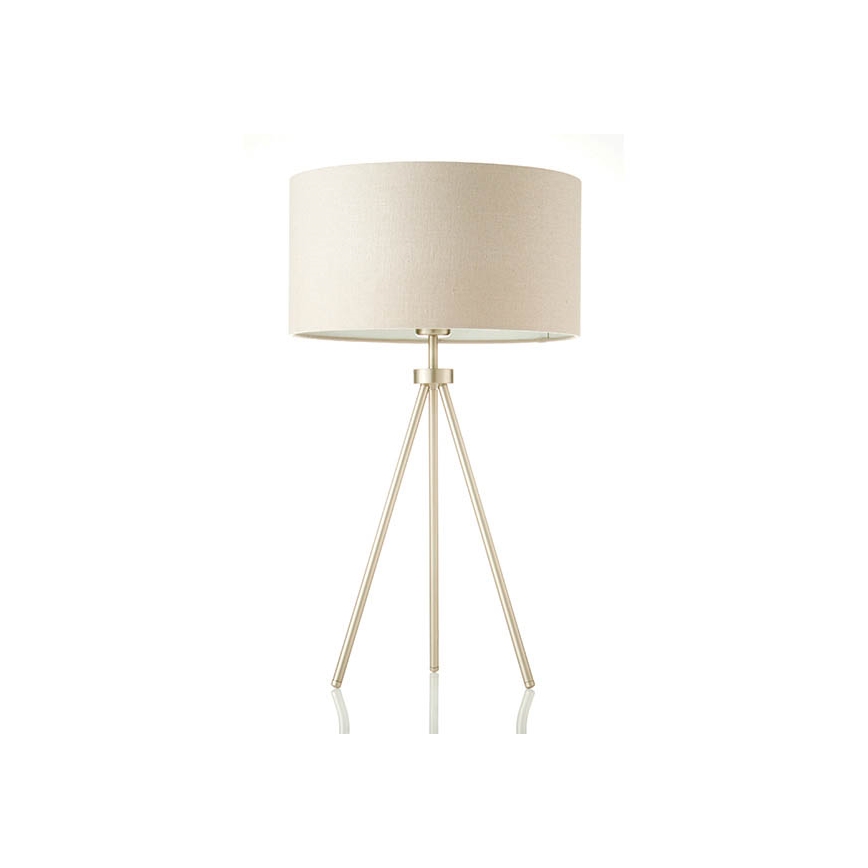 Endon 66986 - Stolní lampa TRI 1xE27/40W/230V mosaz/béžová