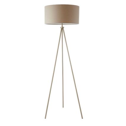 Endon 66987 - Stojací lampa TRI 1xE27/60W/230V béžová