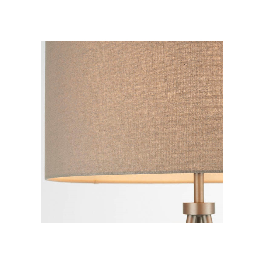 Endon 66987 - Stojací lampa TRI 1xE27/60W/230V béžová
