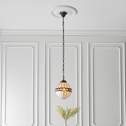 Endon 67044 - Lustr na řetězu FARGO 1xE14/40W/230V pr. 25,5 cm
