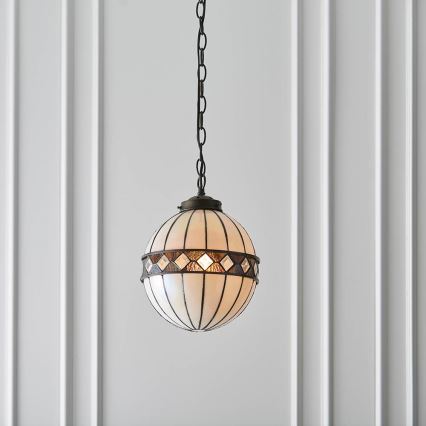 Endon 67044 - Lustr na řetězu FARGO 1xE14/40W/230V pr. 25,5 cm