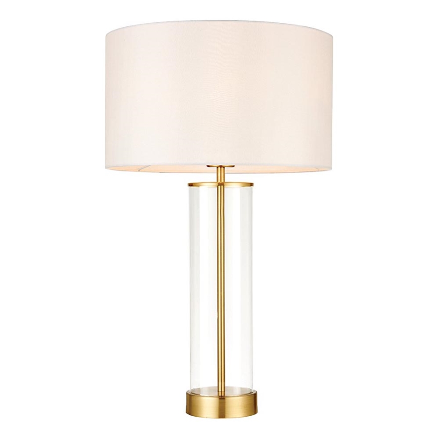 Endon 68802 - Stmívatelná dotyková stolní lampa LESSINA 1xE27/10W/230V zlatá/bílá