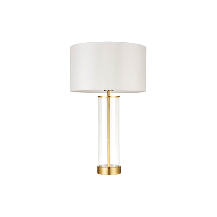 Endon 68802 - Stmívatelná dotyková stolní lampa LESSINA 1xE27/10W/230V zlatá/bílá