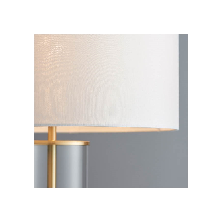 Endon 68802 - Stmívatelná dotyková stolní lampa LESSINA 1xE27/10W/230V zlatá/bílá
