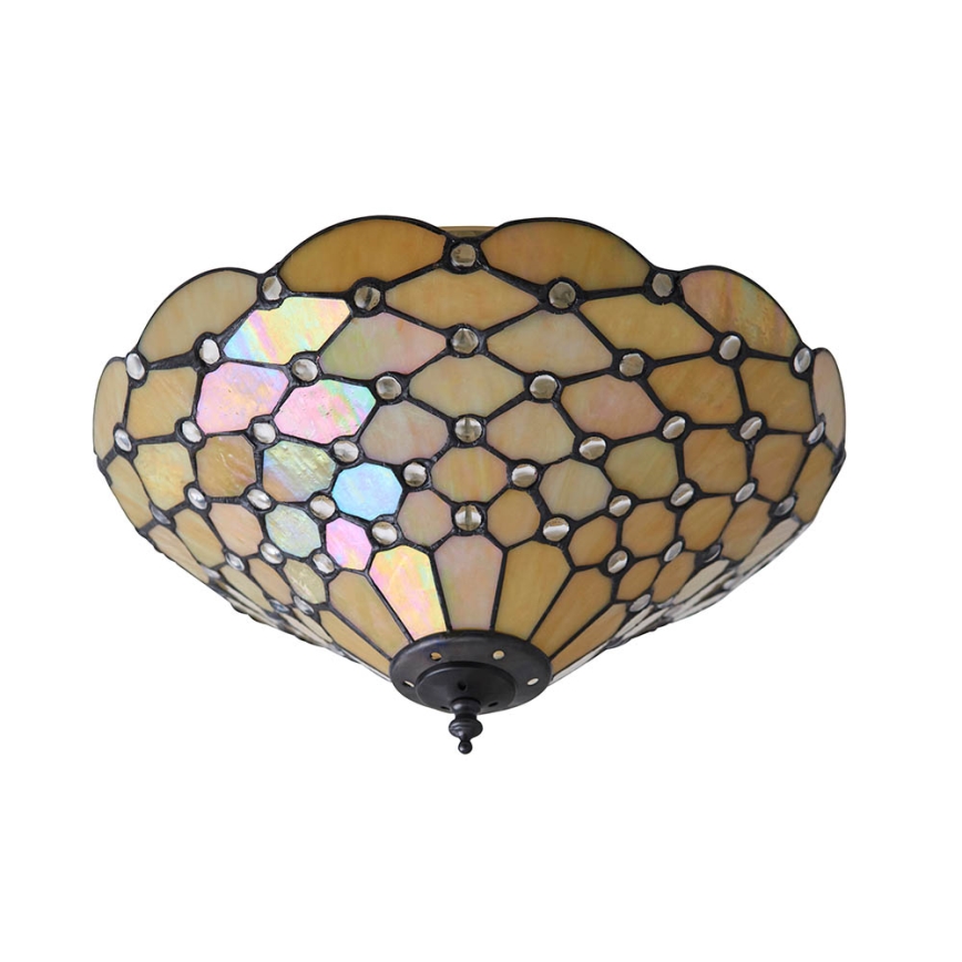 Endon 70242 - Stropní svítidlo PEARL 2xE27/60W/230V pr. 37 cm