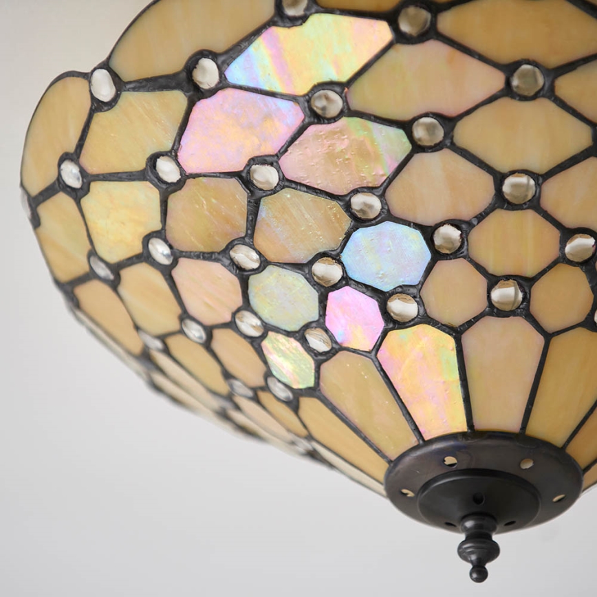 Endon 70242 - Stropní svítidlo PEARL 2xE27/60W/230V pr. 37 cm