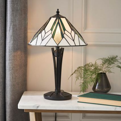 Endon 70365 - Stolní lampa Tiffany ASTORIA 1xE14/40W/230V pr. 30 cm