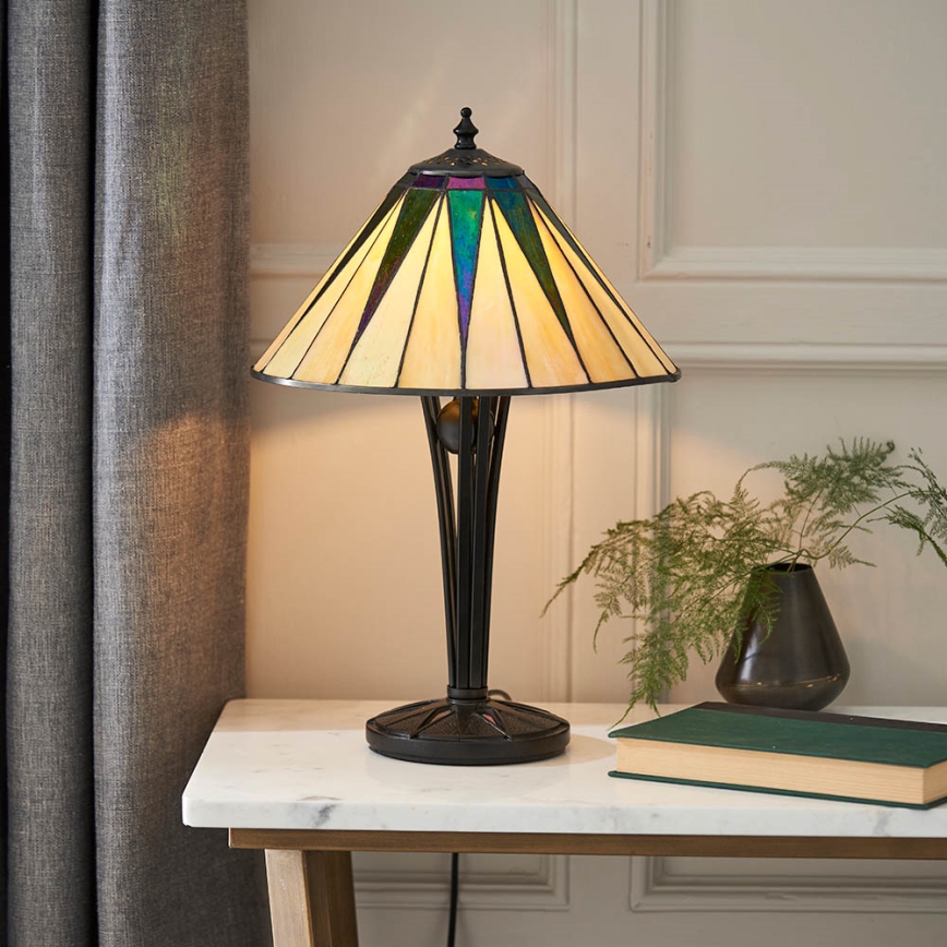 Endon 70367 - Stolní lampa DARK STAR 1xE14/40W/230V pr. 30 cm