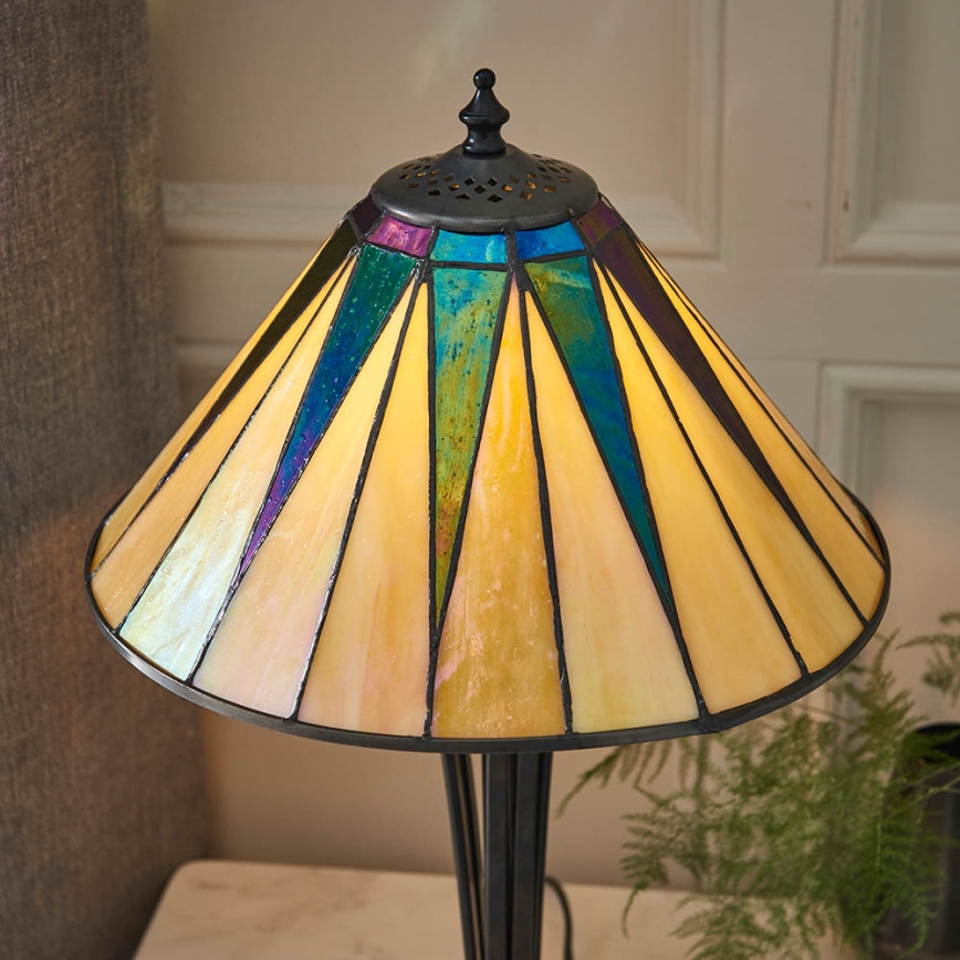 Endon 70367 - Stolní lampa DARK STAR 1xE14/40W/230V pr. 30 cm