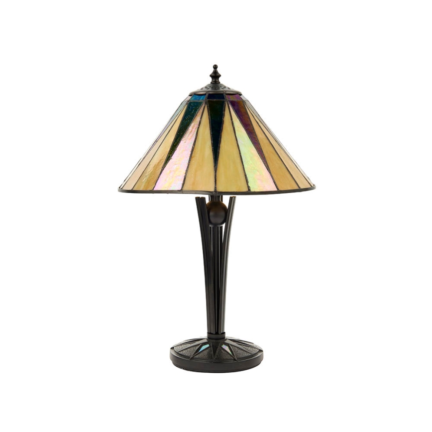 Endon 70367 - Stolní lampa Tiffany DARK STAR 1xE14/40W/230V pr. 30 cm