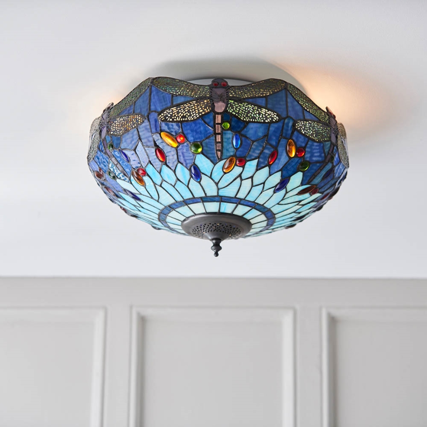 Endon 70722 - Stropní svítidlo DRAGONFLY 2xE27/60W/230V pr. 41 cm