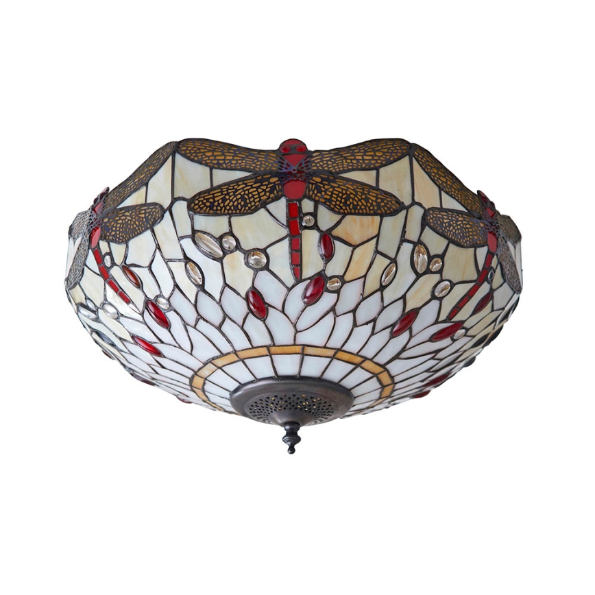 Endon 70723 - Stropní svítidlo DRAGONFLY 2xE27/60W/230V pr. 41 cm