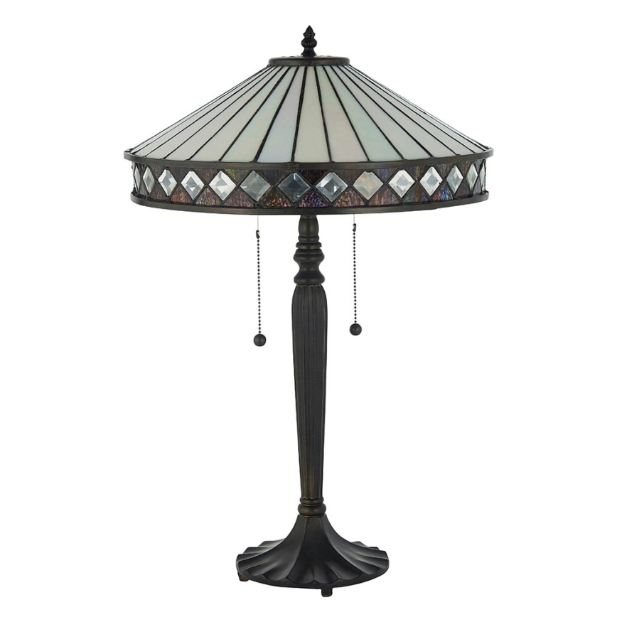 Endon 70935 - Stolní lampa FARGO 2xE27/60W/230V pr. 41,5 cm