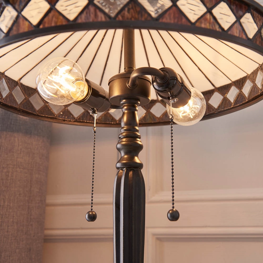 Endon 70935 - Stolní lampa FARGO 2xE27/60W/230V pr. 41,5 cm