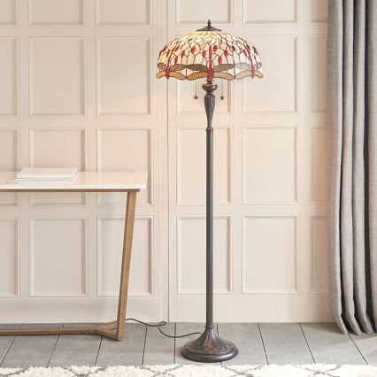 Endon 70940 - Stojací lampa DRAGONFLY 2xE27/60W/230V pr. 50 cm